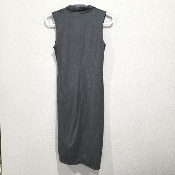 Athleta Duet Wrap Surplice Heather Gray dress Size S - Picture 7 of 10